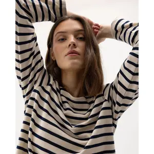 Women's striped sweater Holebrook Engla Boatneck image-3