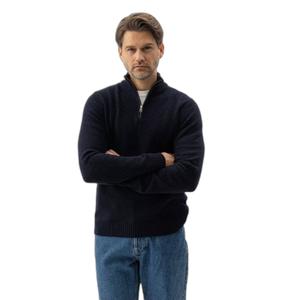 a51401-275-felpa-con-1-4-di-cerniera-holebrook-charles-navy-mel