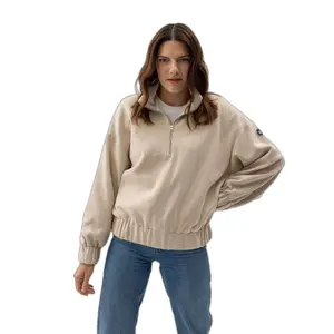 Women's zip-neck sweater Holebrook Stella image-1