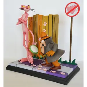Figurine Hollywood Collectibles Group La Panthère rose (film, 1963) Pink Panther & The Inspector image-3