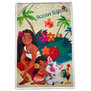 Sherpa-Plaid Homadict Vaiana Sœurs De L'ocean