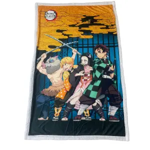 Kocyk sherpa dla dzieci Homadict Demon Slayer Heros Group image-0