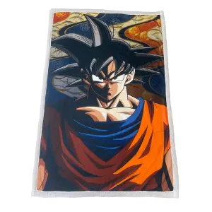 Plaid sherpa per bambini Homadict Dragon Ball Saiyen & Villains image-0
