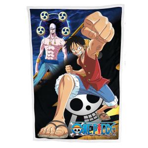 672hom037-sherpa-plaid-homadict-homadict-one-piece-luffy-ener-attack-multicolour-100x3x150-cm
