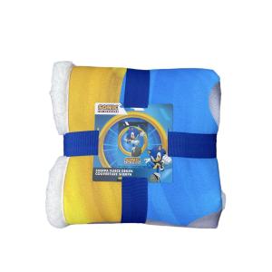Kids' sherpa blanket Homadict Sonic The Hedgehog image-1