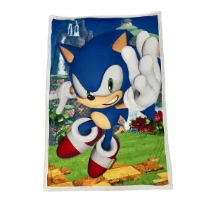 Πουλόβερ sherpa για παιδιά Homadict Sonic Character image-0