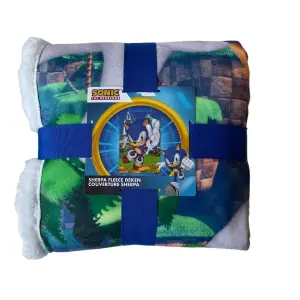 Πουλόβερ sherpa για παιδιά Homadict Sonic Character image-1