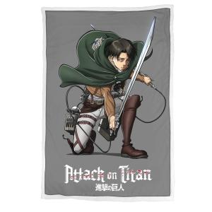 672hom065-kids-sherpa-blanket-homadict-livai-attack-on-titan-gray-green-100x3x150-cm
