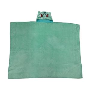 Child's hooded blanket Homadict Pokemon Bulbizarre image-1