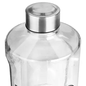 Glass Bottle with Metal Lid Homely image-2