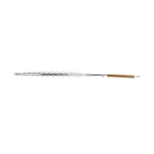Metal Fish Barbecue Grill with Wooden Handle Homely image-2