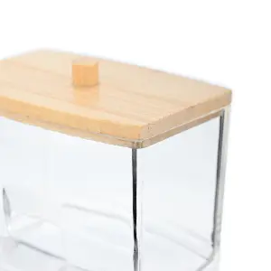 Storage Box for Stickers with Bamboo Lid Homely image-2