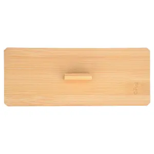 Rectangular Storage and Organization Box with Bamboo Lid Homely image-2