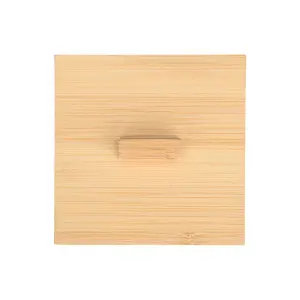 Square Storage Box with Bamboo Lid Homely image-2