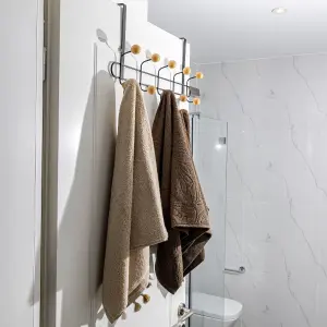 Metal Door Hook with 8 Hooks Homely image-3