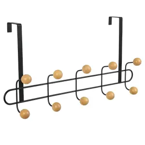 Metal Door Hook with 10 Hooks Homely image-0
