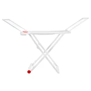 Secador de ropa de plástico, plegable con ruedas Homely image-1