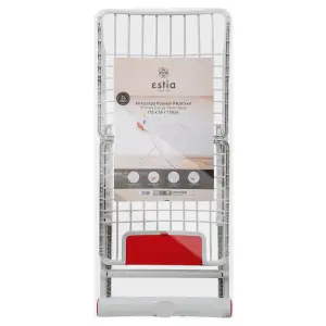 Secador de ropa de plástico, plegable con ruedas Homely image-2