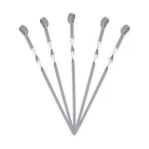 Stainless Steel Barbecue Skewers Homely image-0