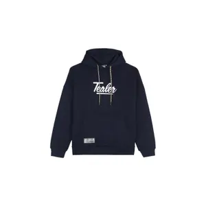 hoodie-logo-line-navy-sweatshirt-a-capuche-tealer-label-navy-bleu-marine