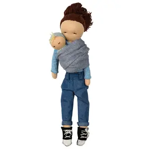 Poupée personnage en chiffon Hoppa Lisa & Lilly image-0