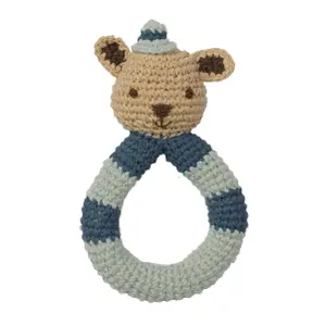 Crochet rattle Hoppa image-0