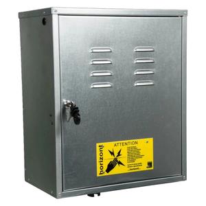 Lockable, electrifiable metal box Horizont
