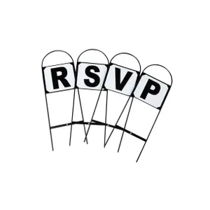 Sæt med 4 bogstavtallerkener til dressur Horka