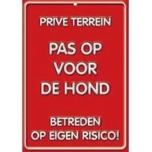 Panel de señales de advertencia Red Horse image-0