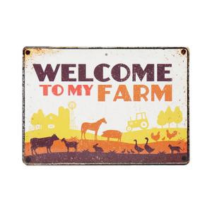 145856-8066-warning-signs-red-horse-welcome-to-my-farm-one-size