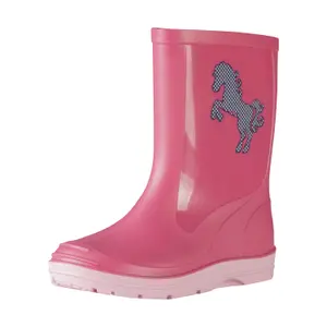 Bottes d'équitation de pluie PVC fille Horka image-1