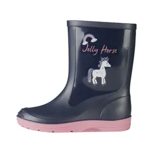 Bottes d'équitation de pluie PVC enfant Horka image-0