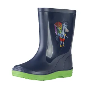 Bottes d'équitation de pluie PVC enfant Horka image-1