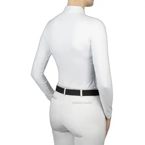 Dames wedstrijdpolo met lange mouwen HORKA Taylor image-2