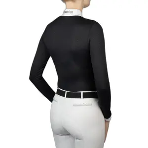 Dames wedstrijdpolo met lange mouwen HORKA Taylor image-2