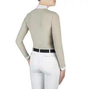 Dames wedstrijdpolo met lange mouwen HORKA Taylor image-2