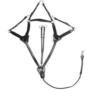 180260-232-5-punkts-elastiskt-jakthalsband-for-hastar-horka-svart-silver