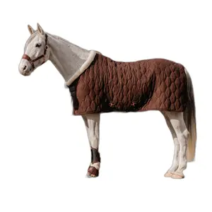 Droogdeken voor paard van velours HORKA image-0