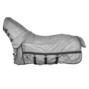 Fliegendecke für Pferde abnehmbarer Kragen Horka image-0