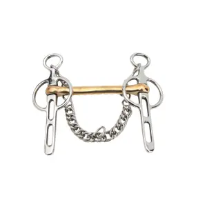 Liverpool-Gebiss für Pferd 2 Schlitze Horka image-0