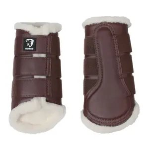 Zamknięte Ochraniacze dla koni z futrem HORKA image-0