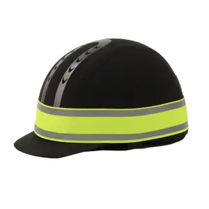 Fluorescent and reflective strap-on helmet Horka image-0