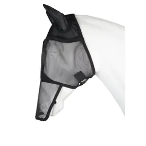 Horse anti-fly mask with uv protection for ears and nose Horka image-0