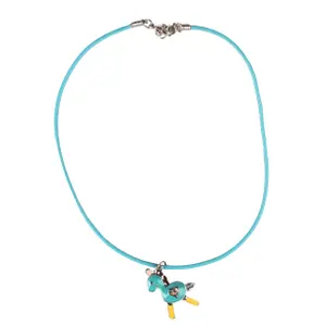 590617-224-collier-femme-red-horse-pony-light-blue-tu