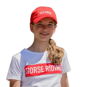 T-shirt estampada para crianças Red Horse Ss22 image-1