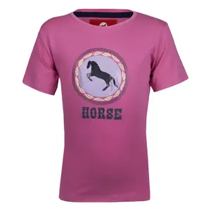 590719-605-t-shirt-in-fantasia-per-bambini-red-horse-ss23-605-rosa-caldo