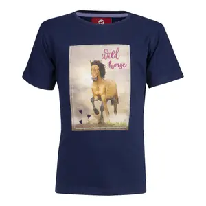 T-shirt in fantasia per bambini Red Horse SS23 image-0
