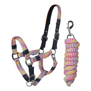 Ensemble licol et longe pour cheval Red Horse image-0