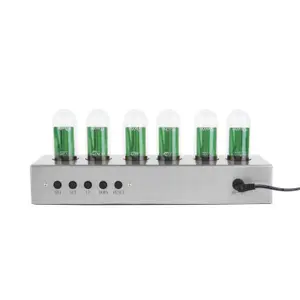 Nástěnné hodiny se základnou z broušené oceli Karlsson Cathode image-3