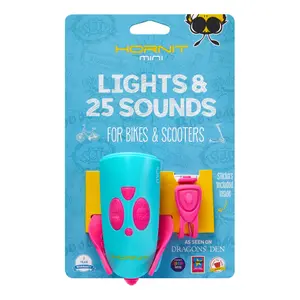 luz delantera + timbre para scooter de niños Hornit image-0